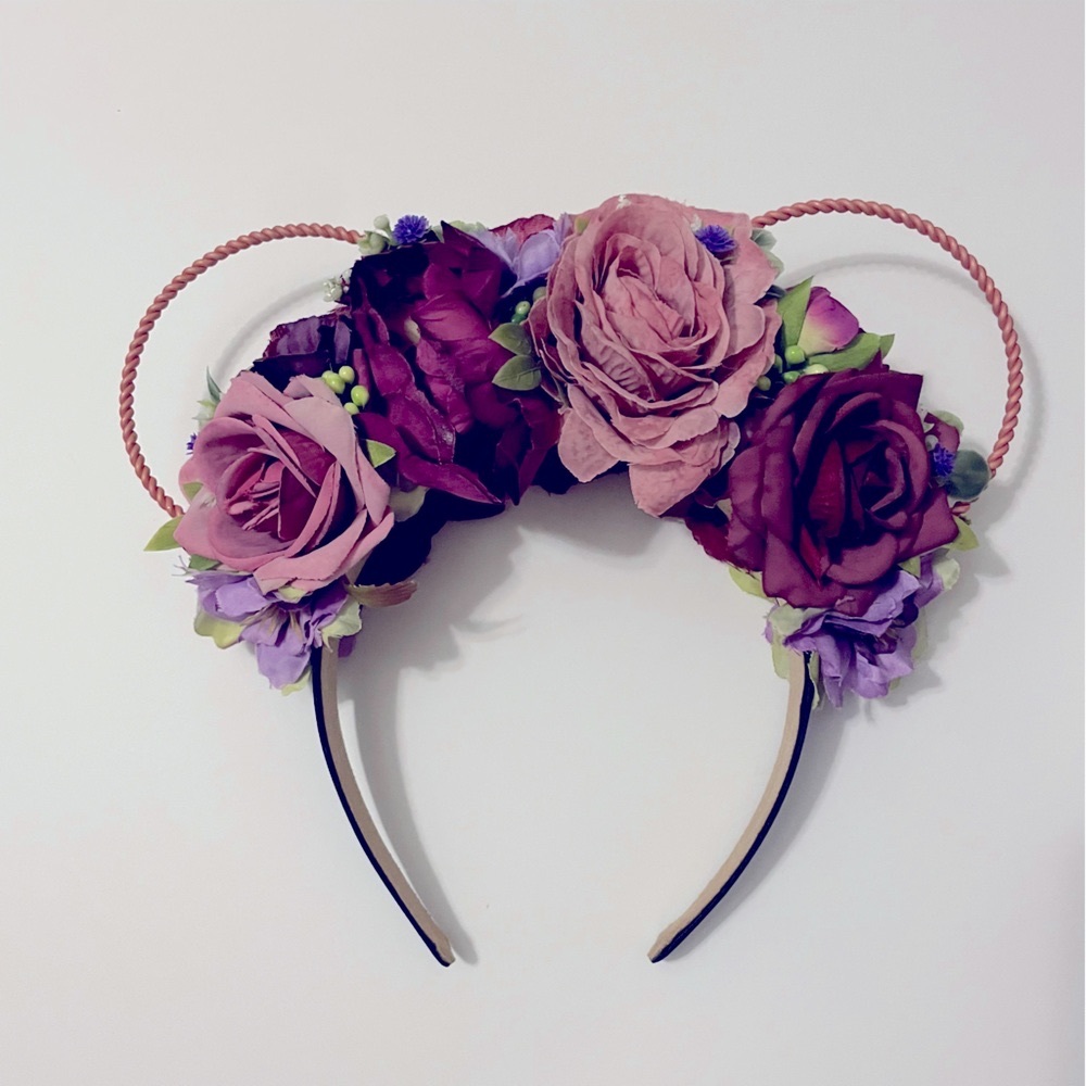 Mickey Ears for Disney Handmade Floral